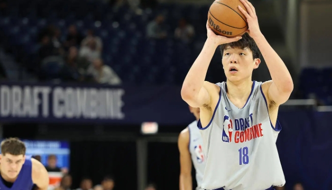 行情暴漲！楊瀚森試訓(xùn)發(fā)揮出色，媒體預(yù)測(cè)將在首輪29順位被選中！